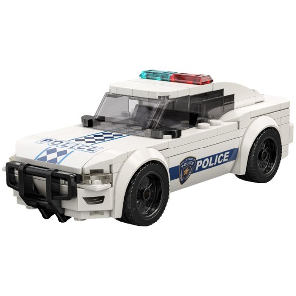 Midnight Pursuit Police Car Brick Builder (156 pcs)