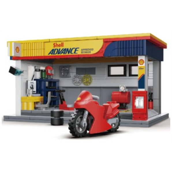 Shell Maintenance Service Station Brick Builder (330 pcs)
