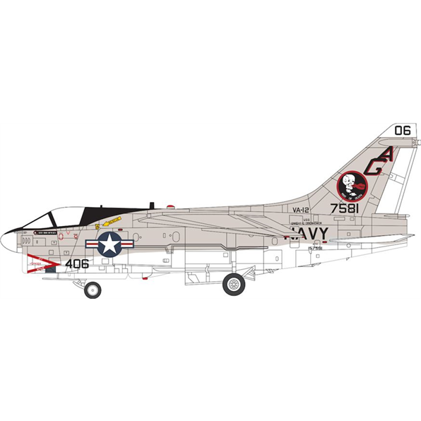 A-7E Corsair II U.S. Navy VA-12 Flying Ubangis?AG406 1979