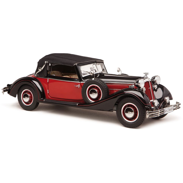 Horch 853 1937 Two-Tone Finish Red/Black
