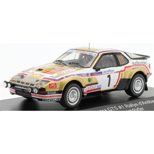 PORSCHE 924 CARRERA GTS N°1 DU RALLYE DE HESSEN DE 1981 1/43ème