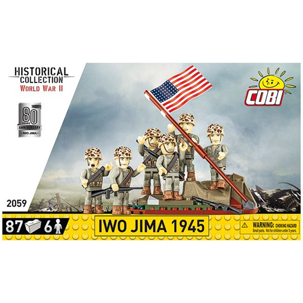 Raising The Flag on Iwo Jima WWII (85 pcs)