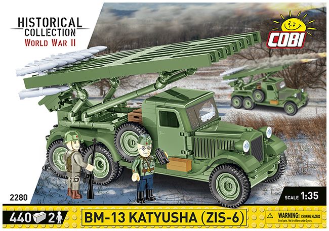 BM-13 Katyusha Rocket Launcher WWII (450 pcs) - John Ayrey Die Casts