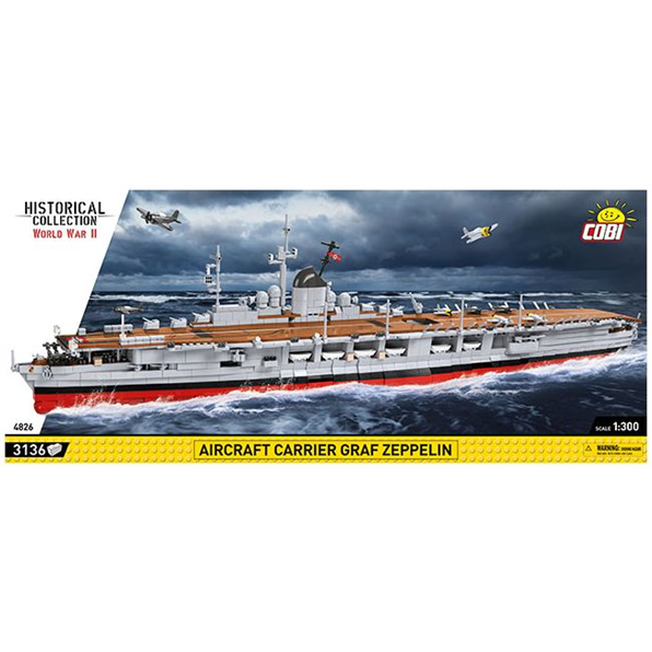 Graf Zeppe Aircraft Carrier WWII (3136 pcs)