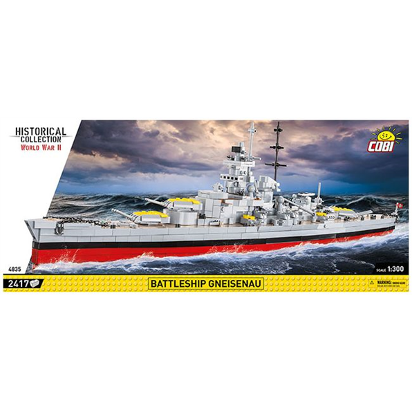 Battleship Gneisenau WWII (2417 pcs)