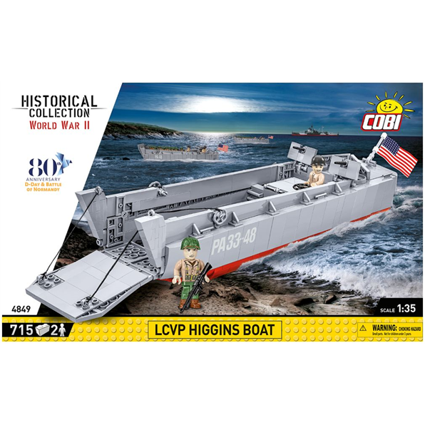 LCVP Higgins Boat WWII (715 pcs)