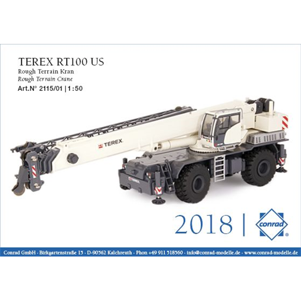Terex RT 100 US Rough Terrain Crane