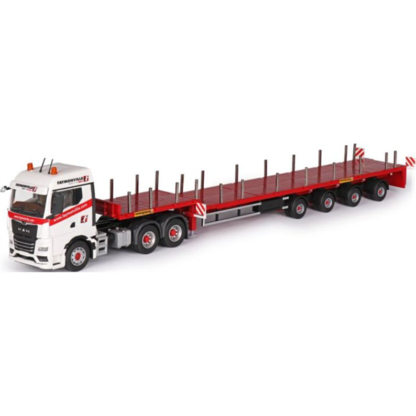 Faymonville Telemax 4-Axle Plateau Trailer