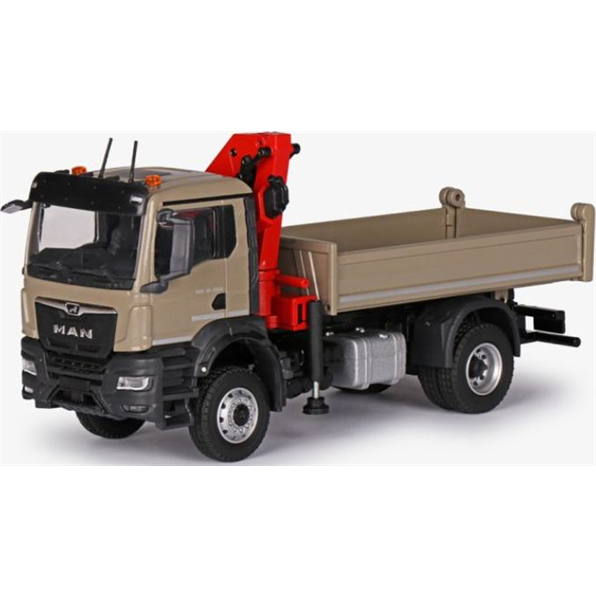 MAN TGS NN All-Wheel Tipper w/Loader Crane