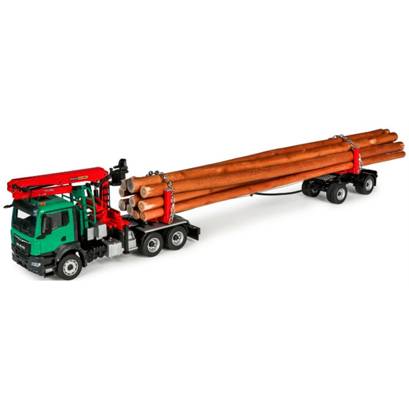 MAN TGS NN 3-Axle w/Timber Loading Crane