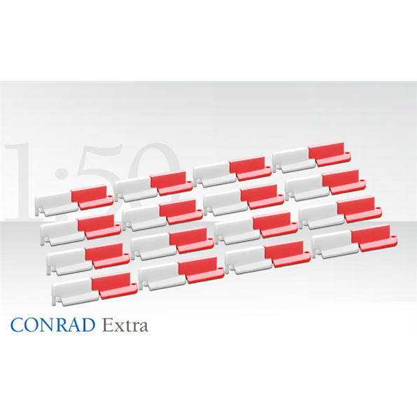 Lane Divider Red/White