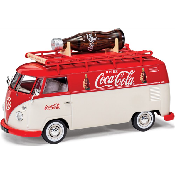 VW Campervan Type 2 (T1) Split Screen Coca-Cola w/Giant Coke Bottle