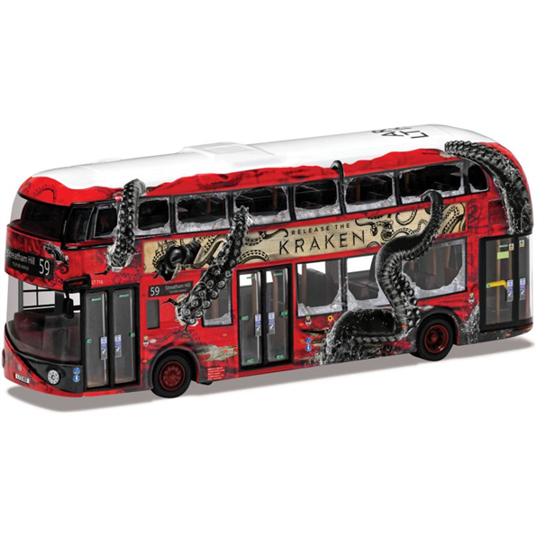 Wrightbus New Routemaster 'Release the Kraken' Special Edition Route B