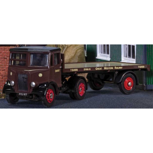 Thornycroft Nippy Flatbed Trailer GWR