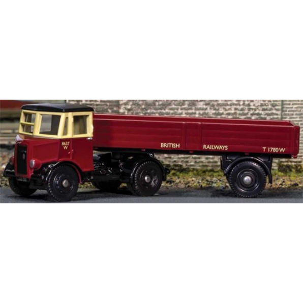 Thornycroft Nippy Dropside Trailer British Railways