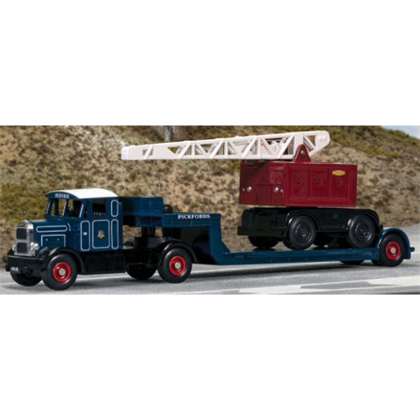 Scammell Low Loader and Coles Crane Pickfords British Railways