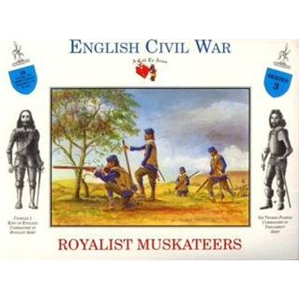 English Civil War Royalist Musketeers (16 troops)