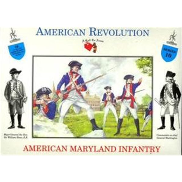 American War of Independence American Maryland Infantry (16 Troops)