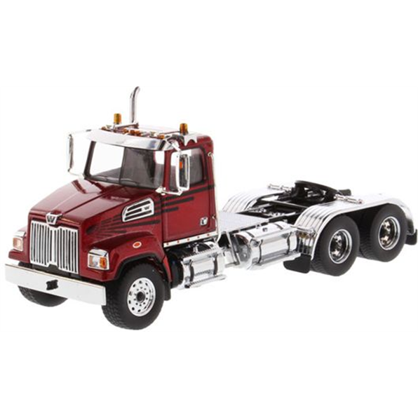 Western Star 4700 SF Tandem Truck Red