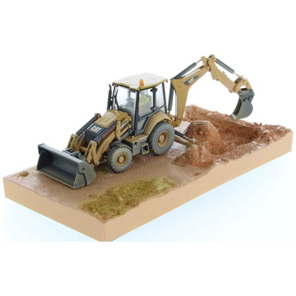 Cat 420F2 IT Backhoe Loader Weathered