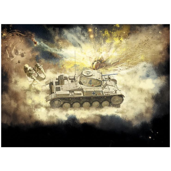 Pz.Kpfw.II Ausf.C w/Interior and 4 Figures and Accessories