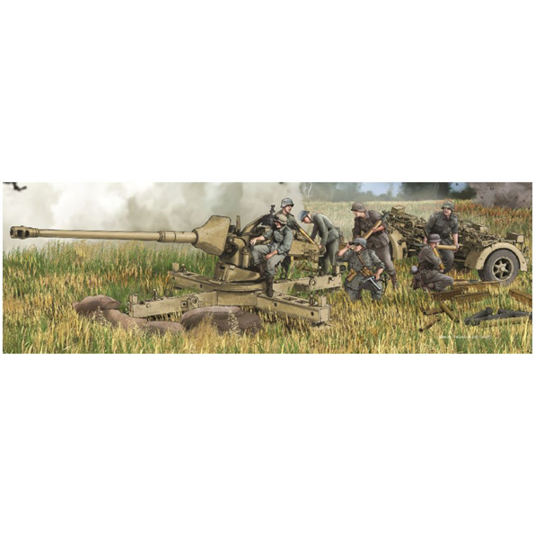 PaK 43/3 L/71 w/Behelfslafette