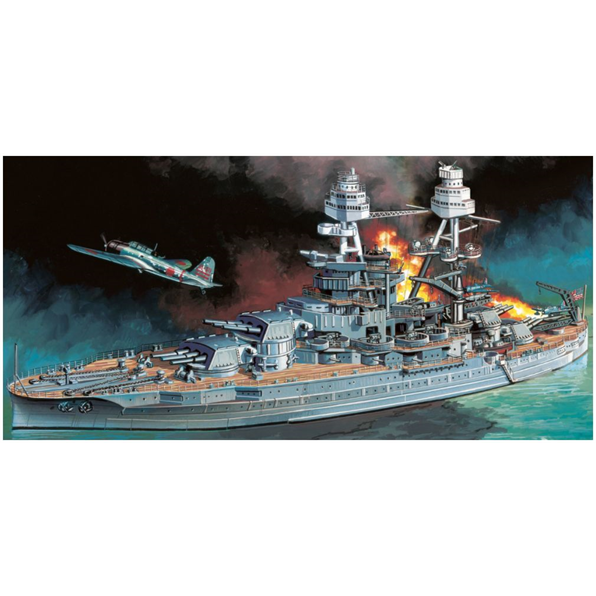 U.S.S. Arizona BB-39 w/Type 97 'Kate' Carrier Bomber