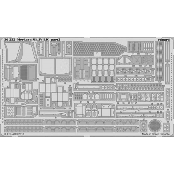 Photoetch for Academy Merkava Mk IV LIC