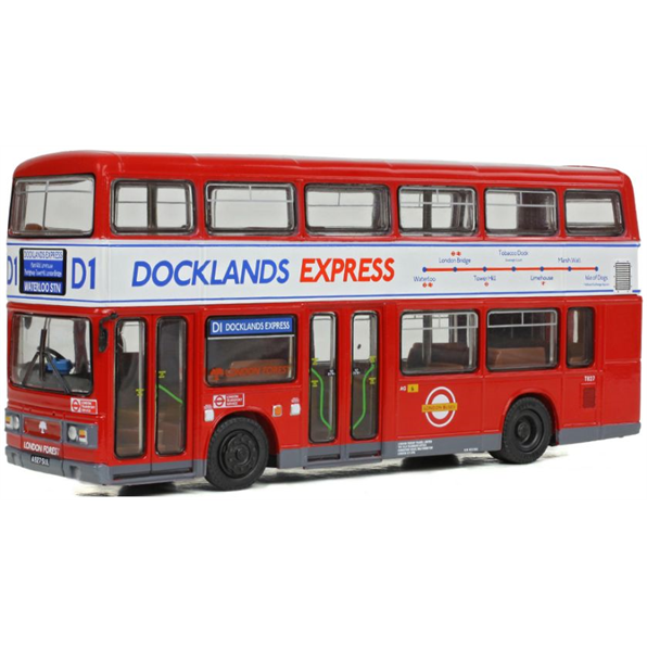 Leyland Titan B15 London Forest T827 Docklands Express D1 Waterloo Stn