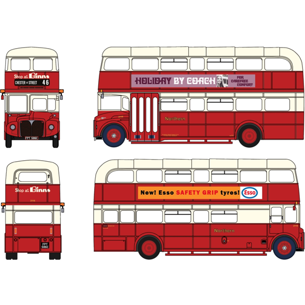 AEC Routemaster Northern FTP586C (2116) Service 46 Chester-le-Street