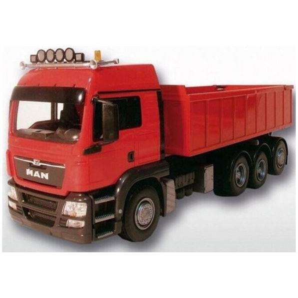 MAN TGS Hook Lift Skip Tipper Red