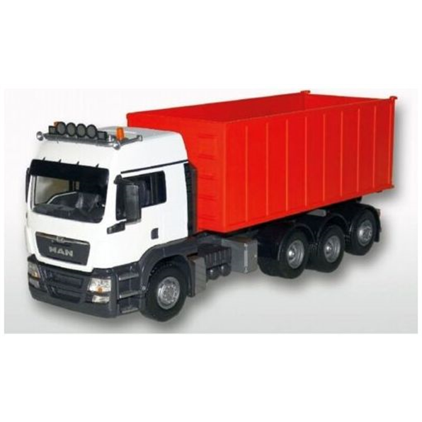 MAN TGS LX Roll Off Container White / Red