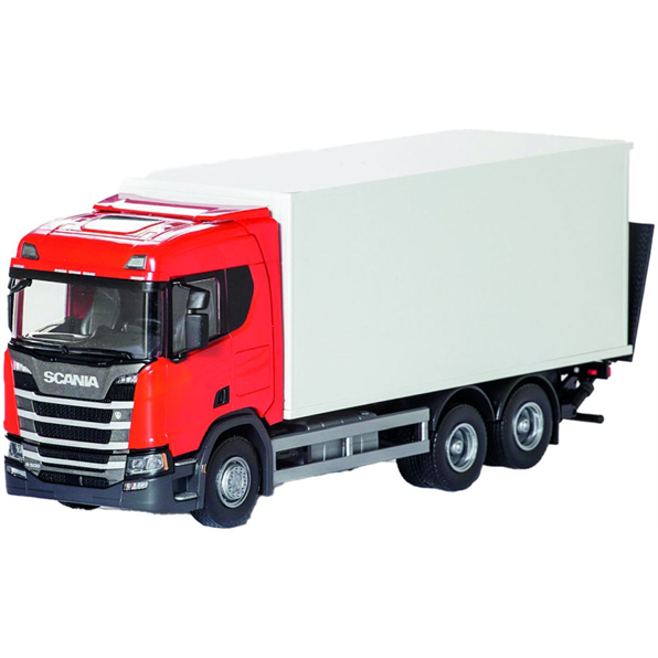 Scania 6 x 4 Rigid Box Truck Red