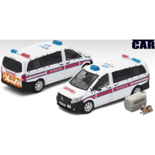 Mercedes Benz Vito H.K. Police Dog Unit Car White/Red