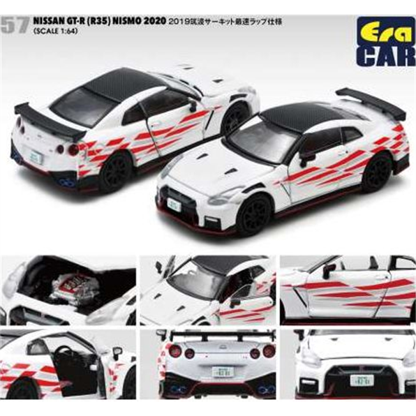 Nissan GT-R Nismo White/Red 2020