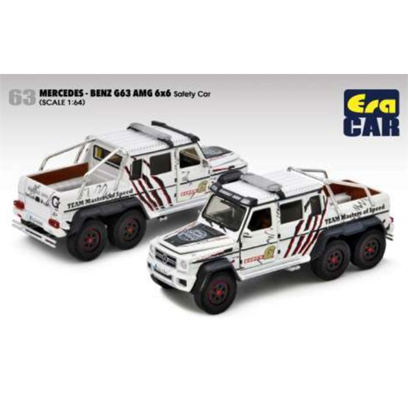 Mercedes Benz G AMG 6x6 Safety Car 'Team Masters of Speed' White/Black 2021