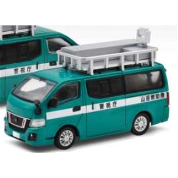 Nissan NV350 Japan Police Van Mountain Rescue Team Green/White