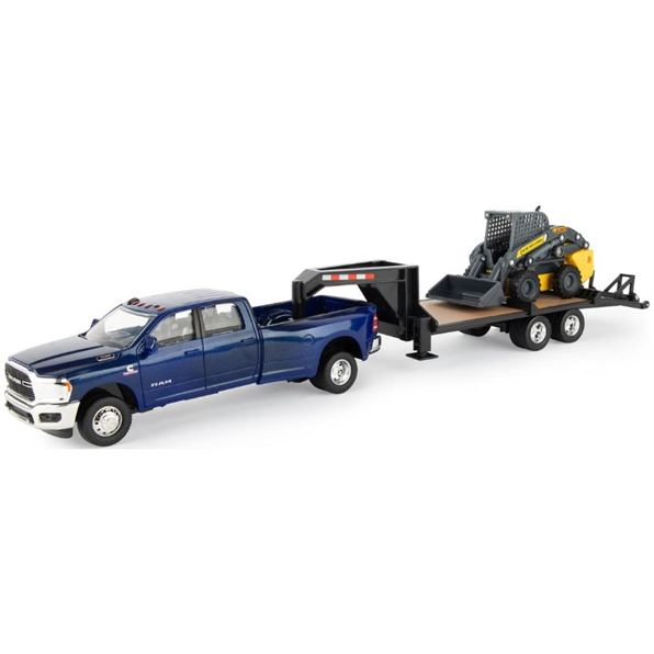Dodge RAM 3500 w/Gooseneck + New Holland L230 Skid Steer