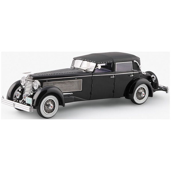 Duesenberg SJ Coupe de Ville by Rollson for Rudolf Bauer Fully Closed Black 1937