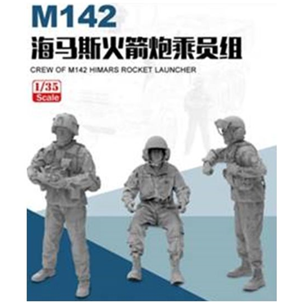 3D-Printed Crew of M142 HIMARS Rocket Launcher (3 Figures Total)