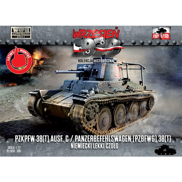 German Light Tank PzKpfw 38 Ausf.C /Panzerbefehlswagen (PzBfwg) 38(t)