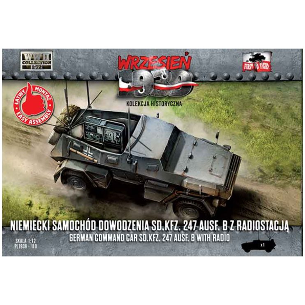 German Command Car Sd.Kfz. 247 Ausf. B w/Radio