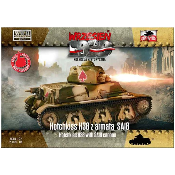 Hotchkiss H38 w/SA18 Gun