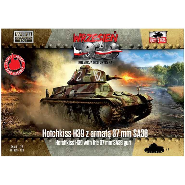 Hotchkiss H39 w/37mm SA38 Gun