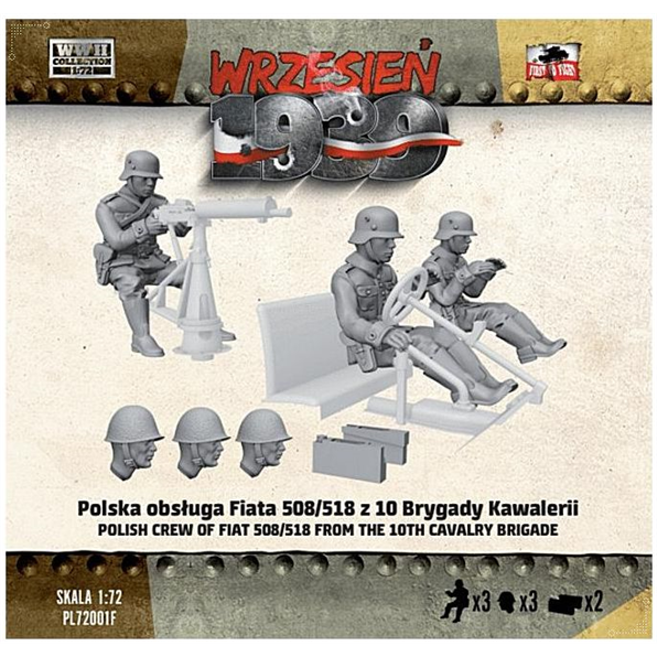 Polish Crew of Fiat 508/518 - 10th Cavalry Brigade (For FTF 122/125)