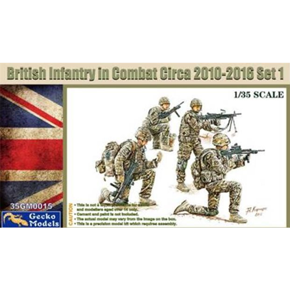 British Infantry In Combat Circa 2010/2012 Set 1