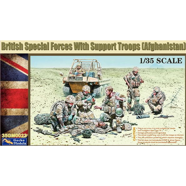 British Special Forces with Support Troops (Afghanistan)