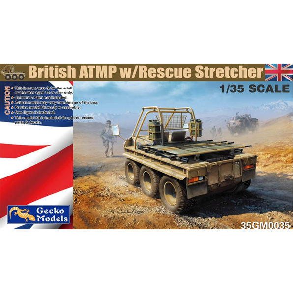 British ATMP w/Rescue Stretcher and Driver Figure