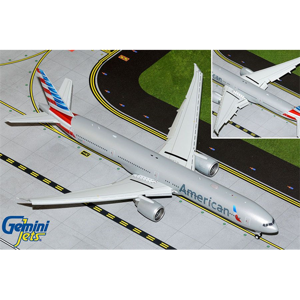 Boeing B777-300ER American Airlines N736AT Flaps Down
