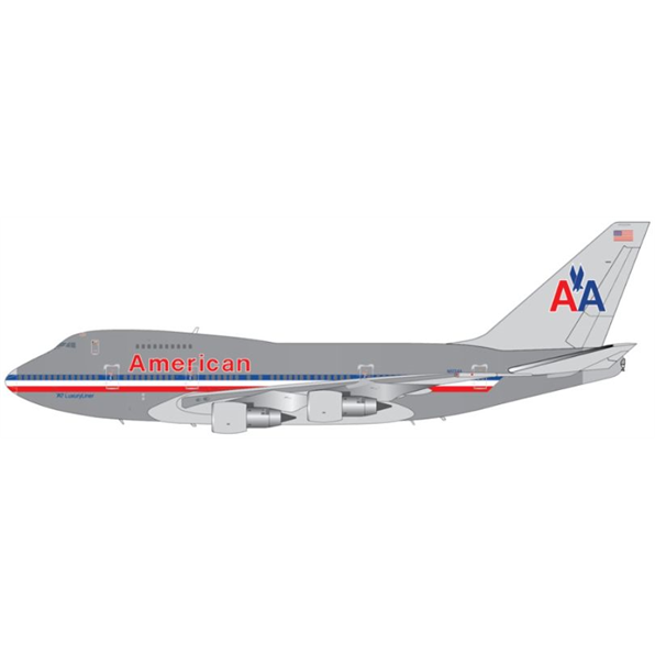 Boeing B747SP American Airlines N601AA '747 LuxuryLiner' (Polished/Flaps Down)
